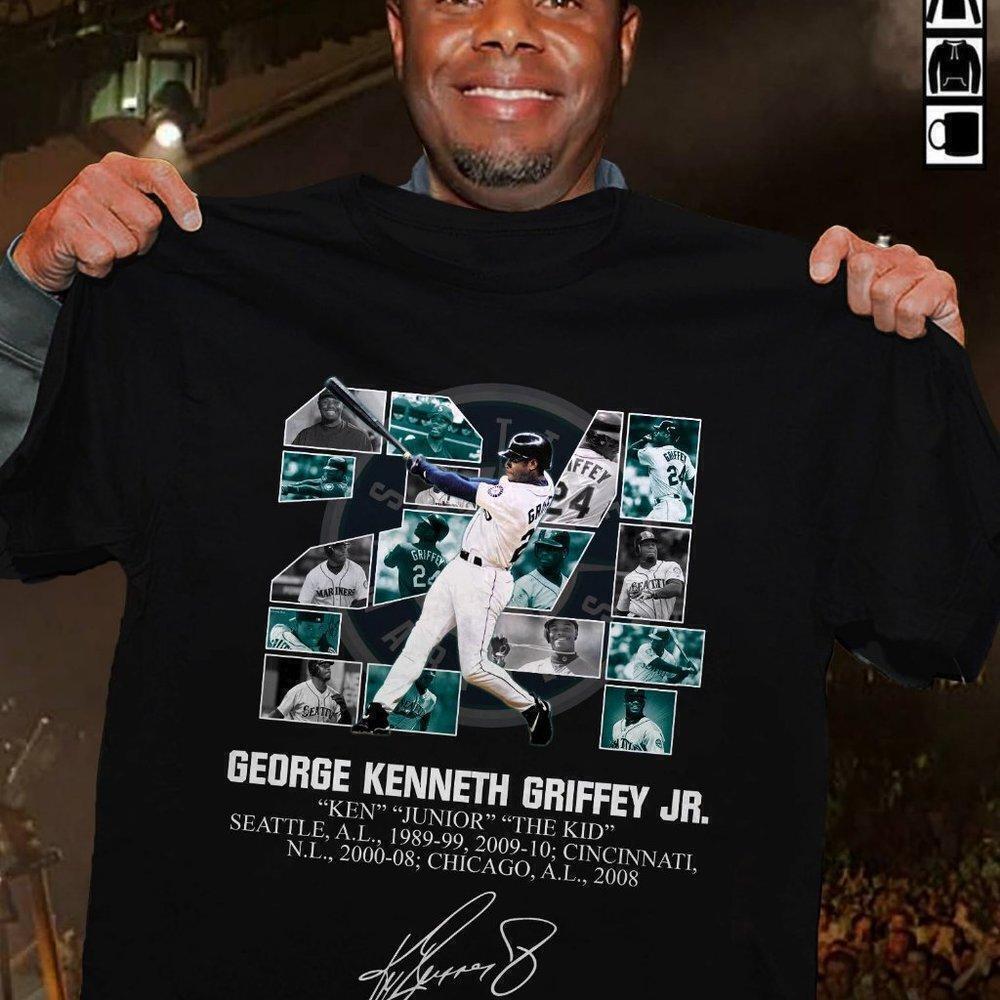 George Kenneth Griffey Jr Seattle Baseball Legend Tribute T-Shirt